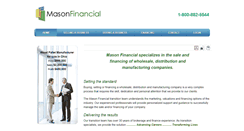 Desktop Screenshot of masonfinancial.com