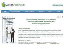 Tablet Screenshot of masonfinancial.com
